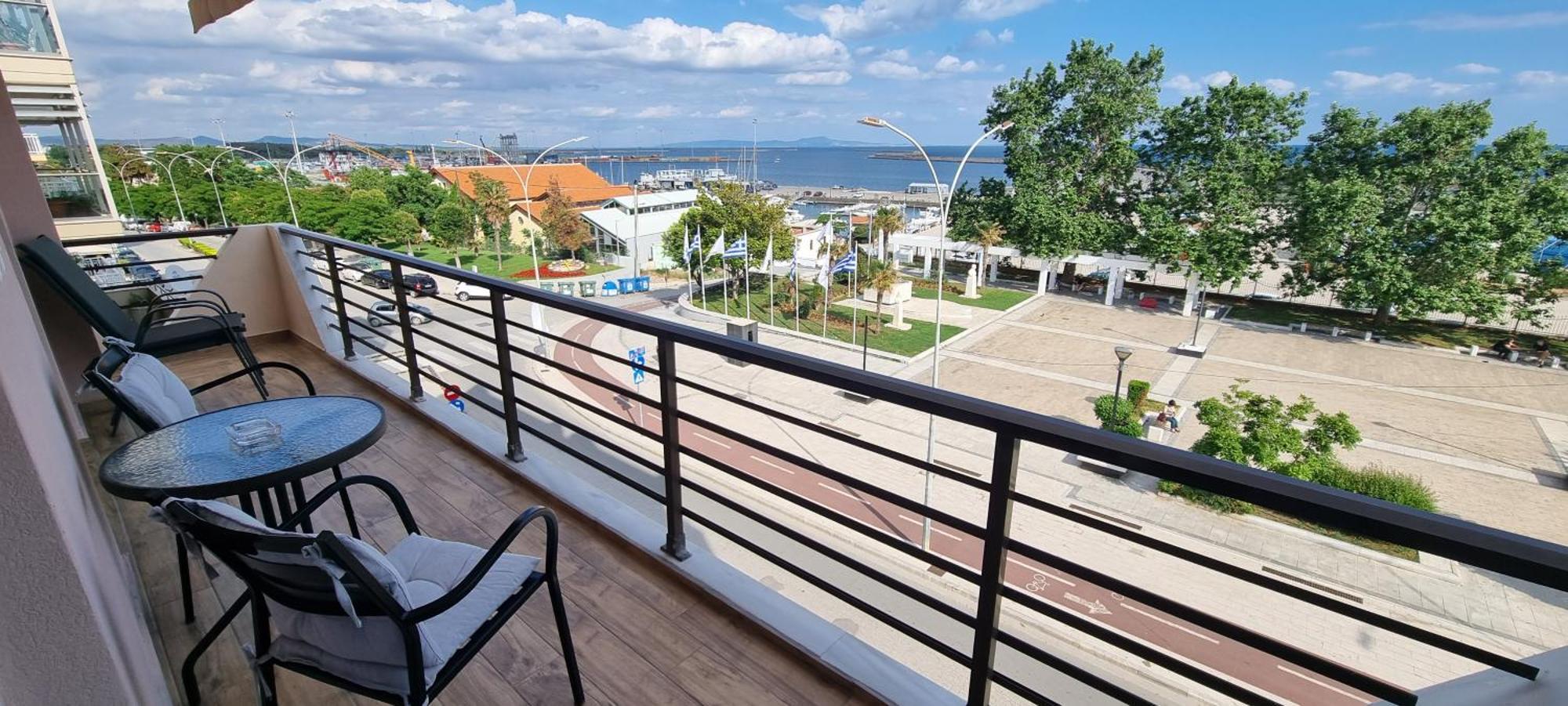 Amazing Sea View Apartment In The City Center! Alejandrópolis Exterior foto